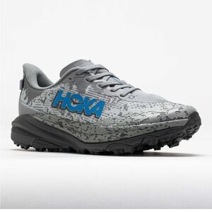 HOKA Speedgoat 6 Junior Galactic Grey/HOKA Blue size3.5Y women 5 gently used